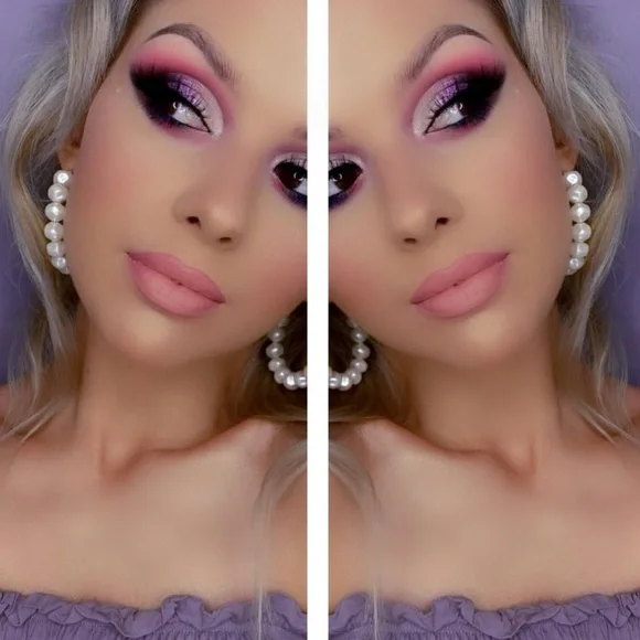 HUDA BEAUTY Nude Eyeshadow Palette with Pink and Gold Shades - Picture 3 of 14